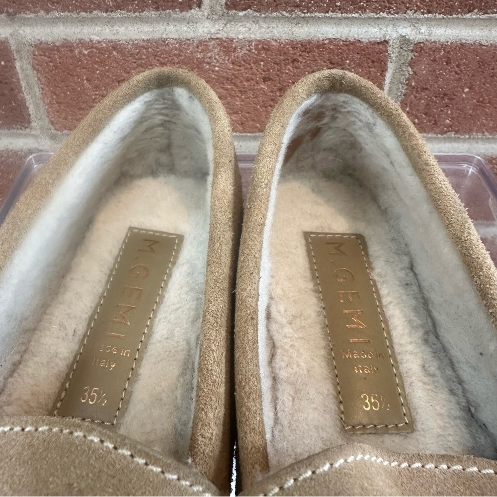 M. Gemi Moccasin Felize Suede Size‎ 35.5 / 5 Tan - Picture 11 of 11